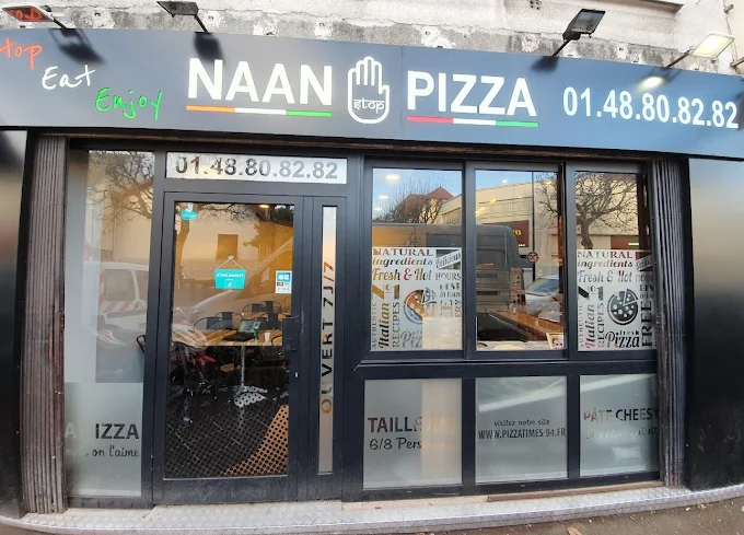 Naan Pizza Champigny — notre restaurant